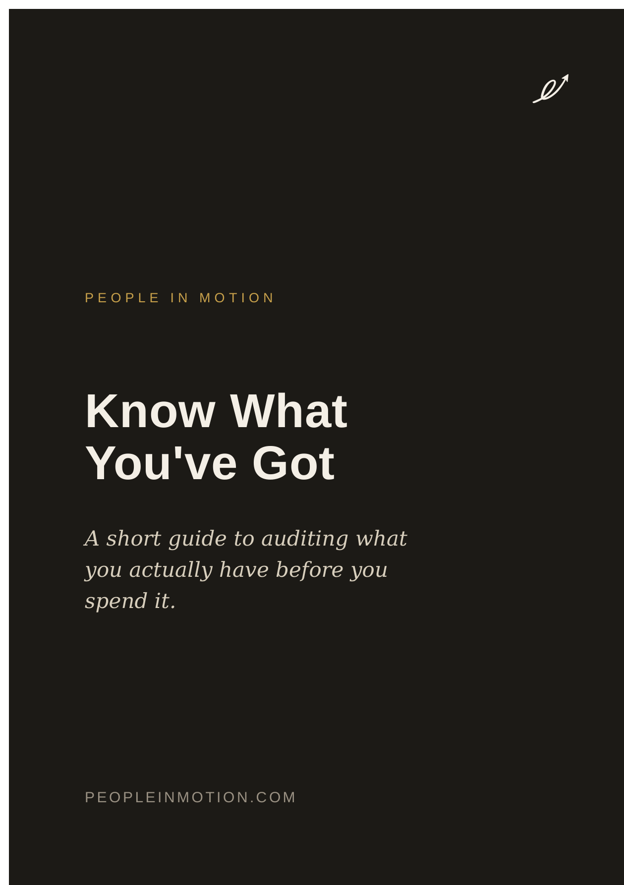 Know What You've Got front cover