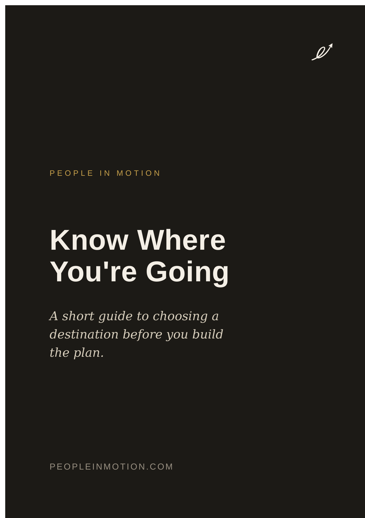 Know Where You're Going front cover